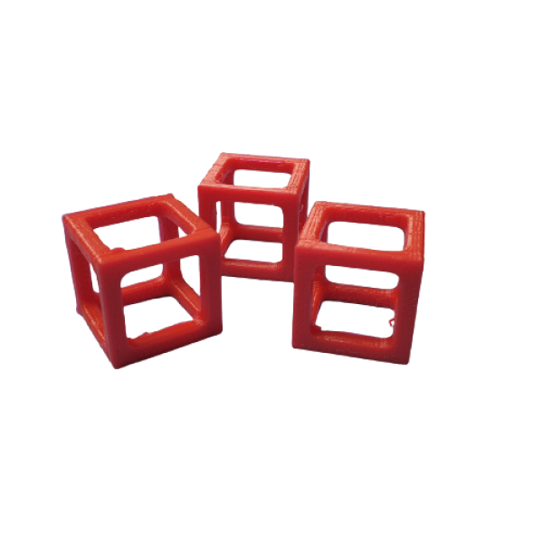 shrimp cubes (red) - 3 pieces